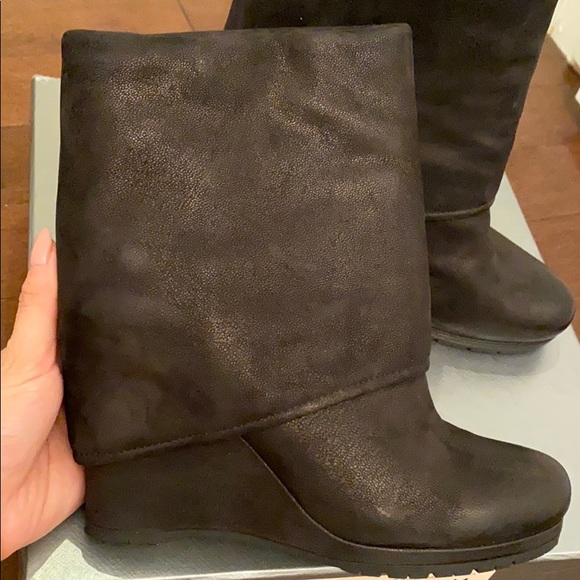 Prada wedge boots size 36.5 6.5 - Picture 2 of 8